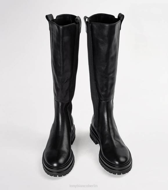 kniehohe Stiefel| de Tony Bianco Frauen Winx-Kalbsstiefel schwarzes Venedig 4624454
